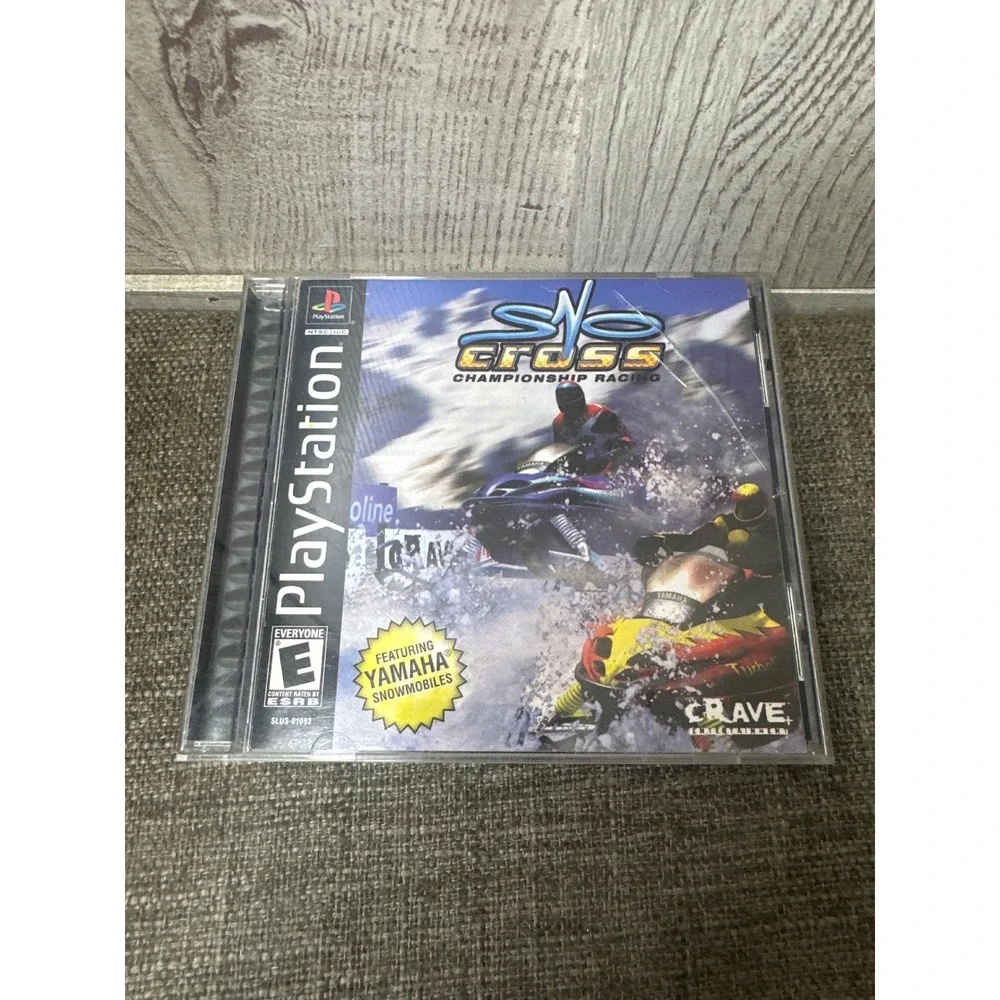 Sno-Cross Championship Racing Sony PlayStation PS1 Yamaha Snowmobile